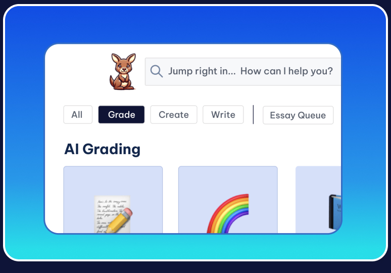 AI essay grader bulk upload feature for teachers AI tool interface