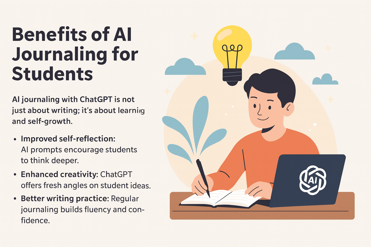 Benefits of AI Journaling for students