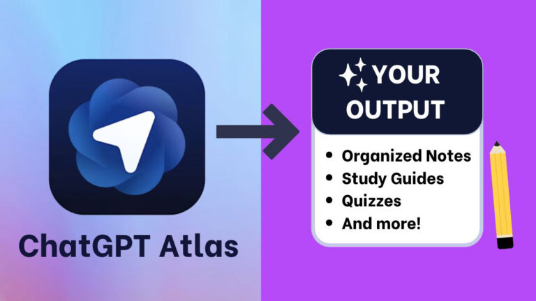 Excellent illustration showing how to use Chatgpt Atlas for ai note taking